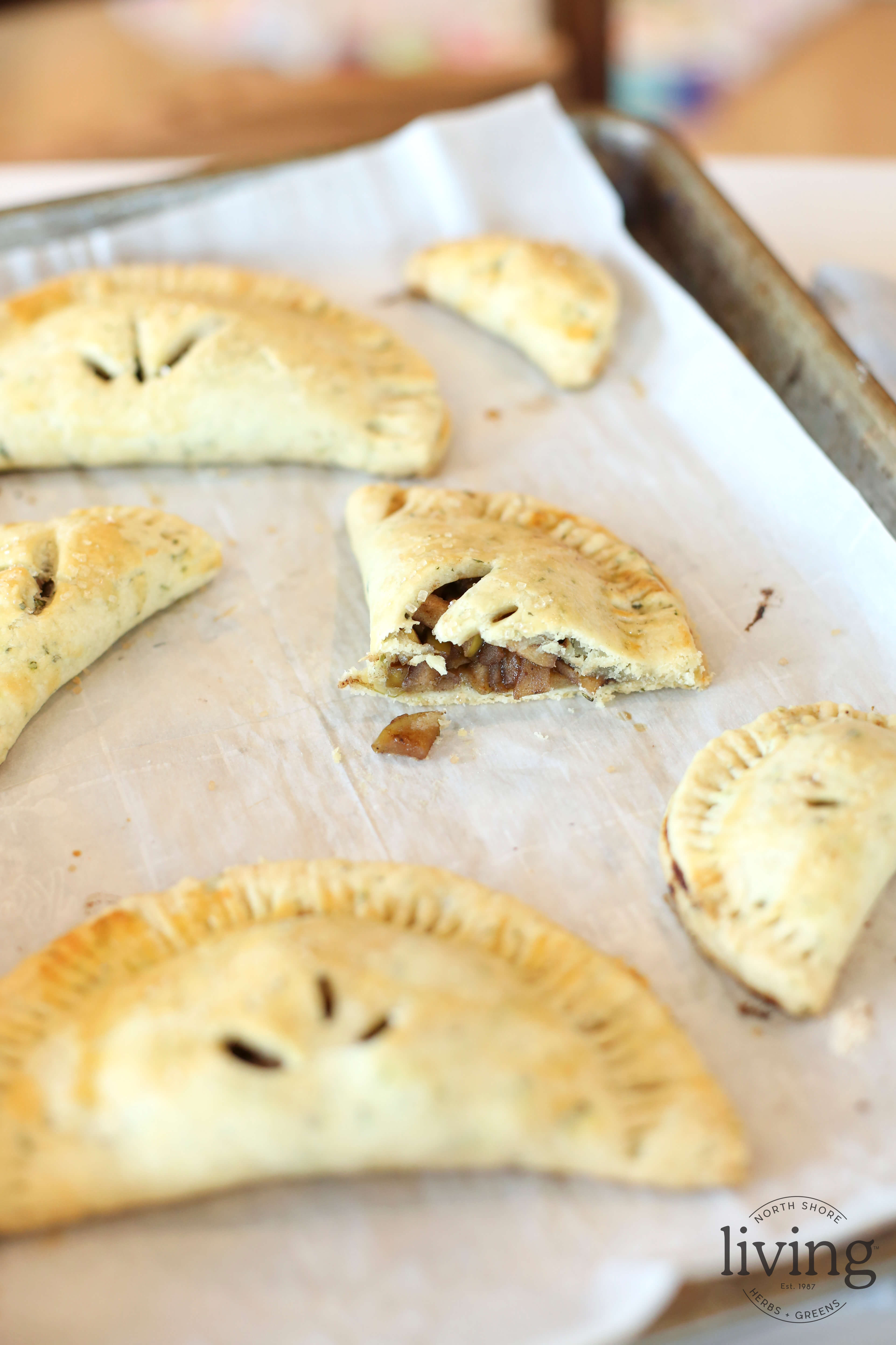 Apple Hand Pies with Herbed Crust - North Shore Living®