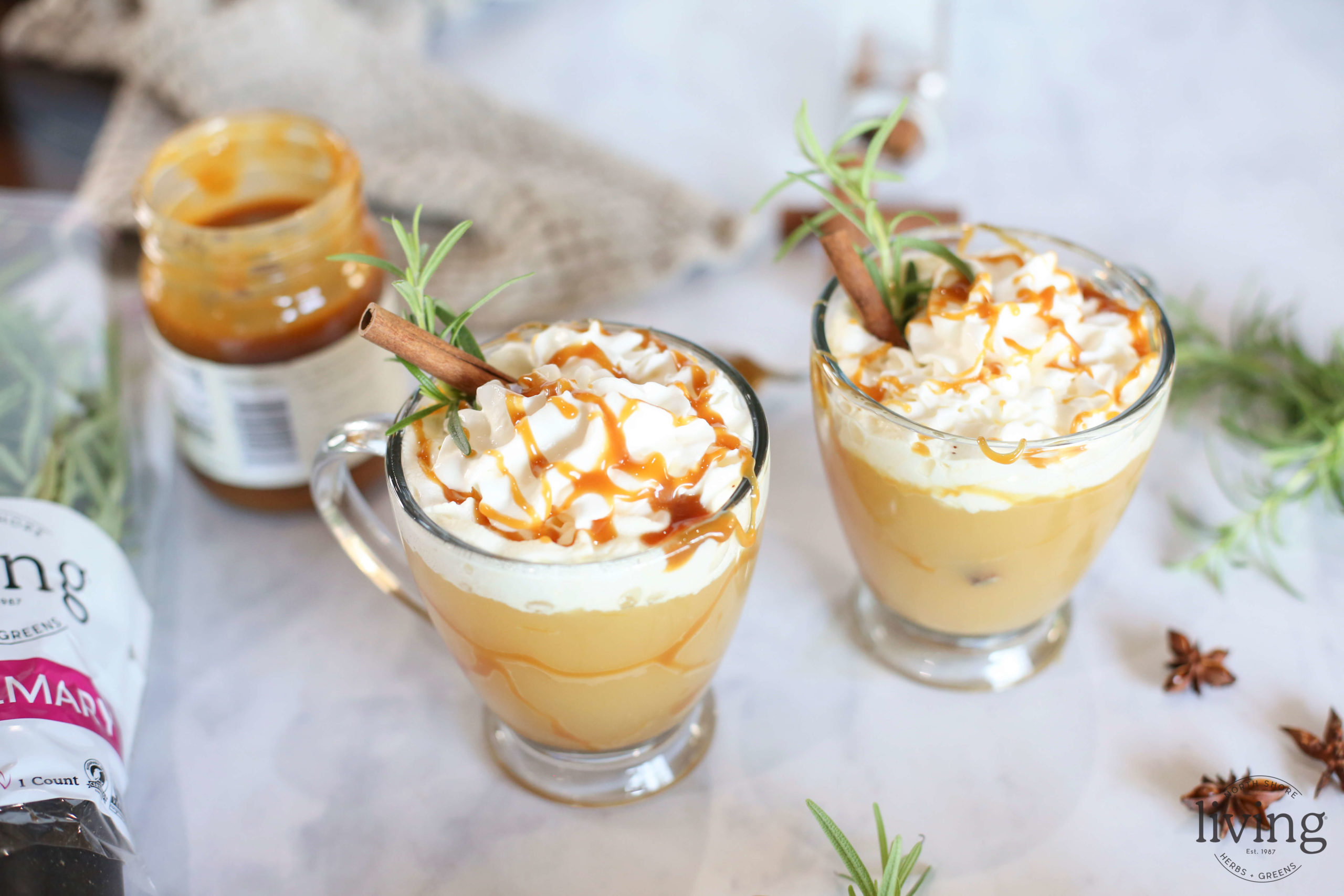 Rosemary Caramel Apple Cider - North Shore Living®